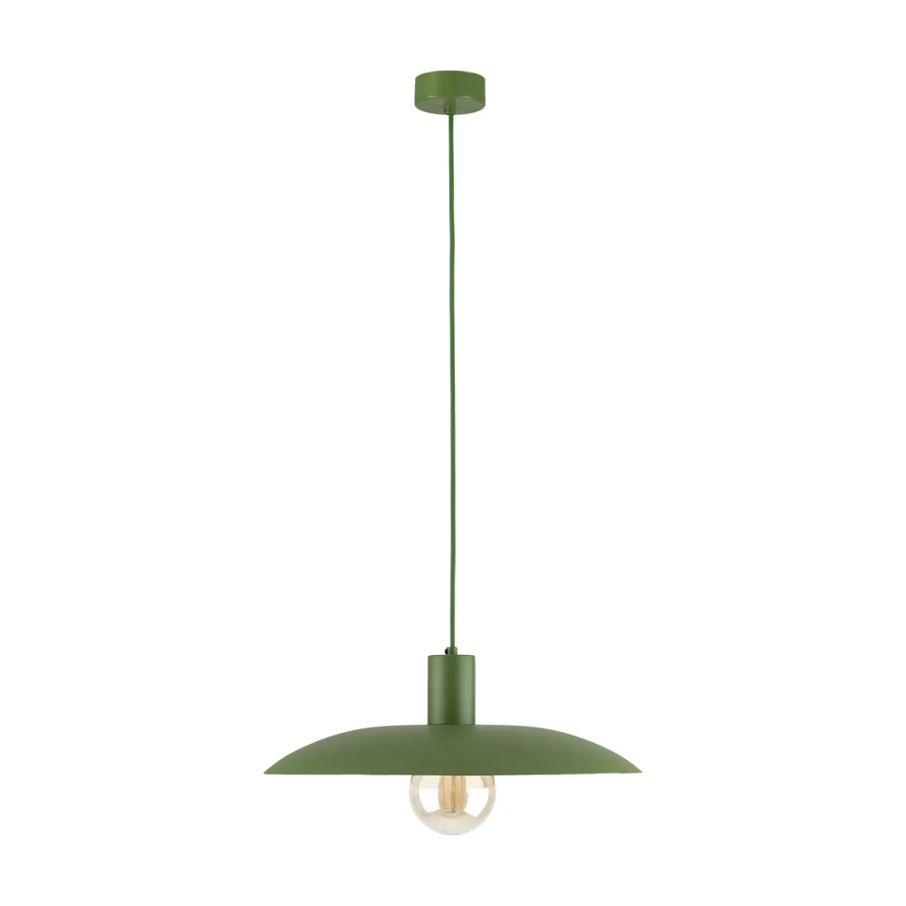 Lampadari Cucina-Selezionato da Mazzolaluce Lampadario per cucina piatto verde 41 cm di metallo