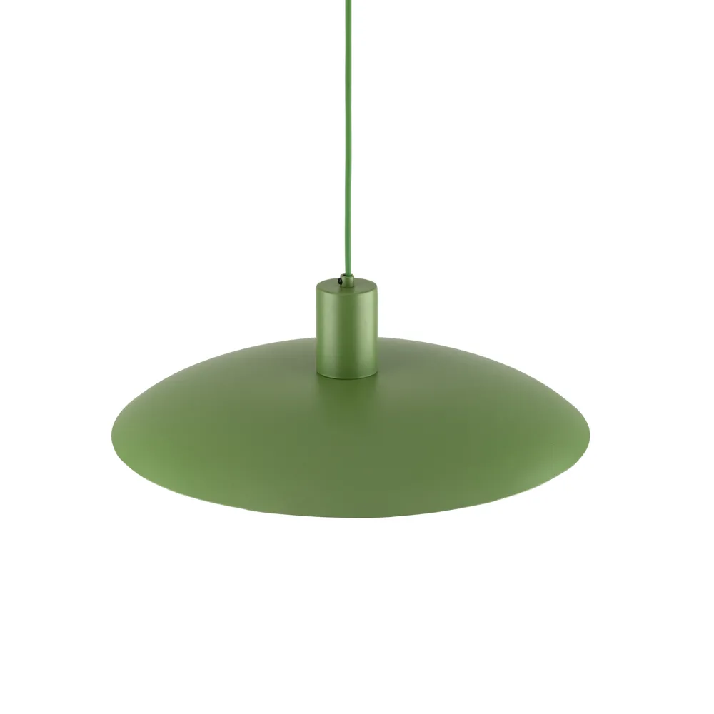 Lampadari Cucina-Selezionato da Mazzolaluce Lampadario per cucina piatto verde 41 cm di metallo