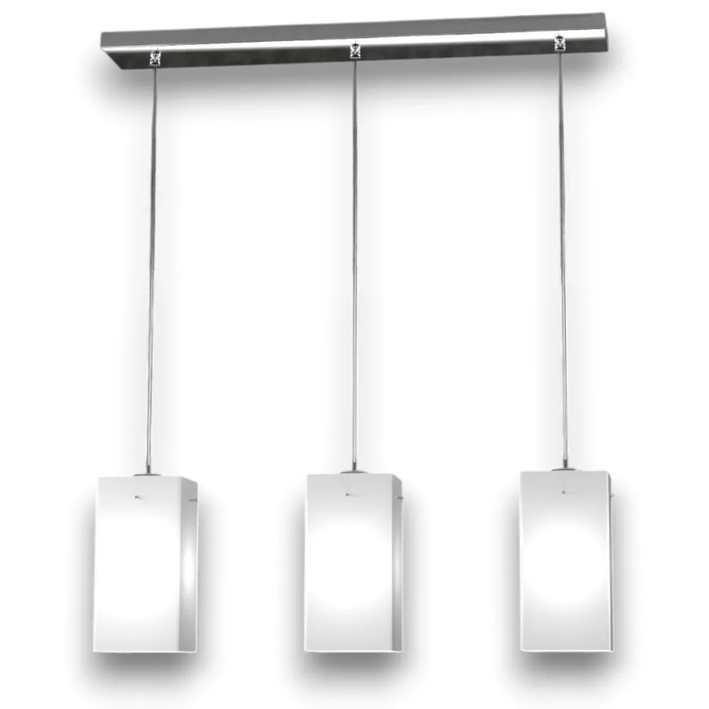Lampadari Cucina-Top Light Lampadario per cucina vetri bianchi toplight crazy