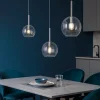 Lampadari Cucina-Top Light Lampadario per cucina vetri trasparenti