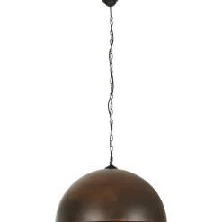 Lampadari Cucina-Selezionato da Mazzolaluce Lampadario per cucina vintage cupola marrone corten