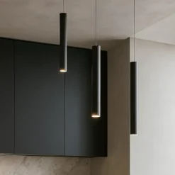 Lampadari Cucina-Top Light Lampadario per isola cucina neri decentrati