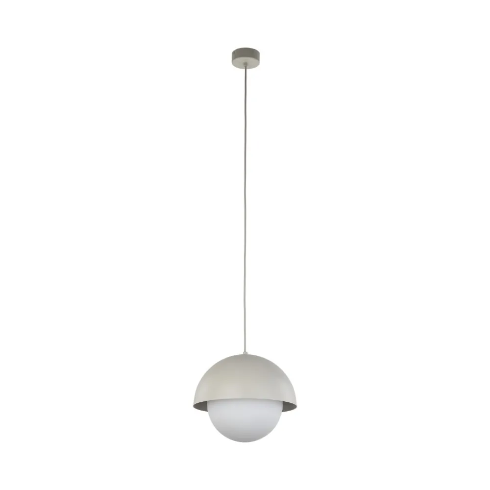 Lampadari Cucina-Selezionato da Mazzolaluce Lampadario per isola penisola cucina beige a cupola 27 cm