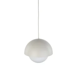Lampadari Cucina-Selezionato da Mazzolaluce Lampadario per isola penisola cucina beige a cupola 27 cm