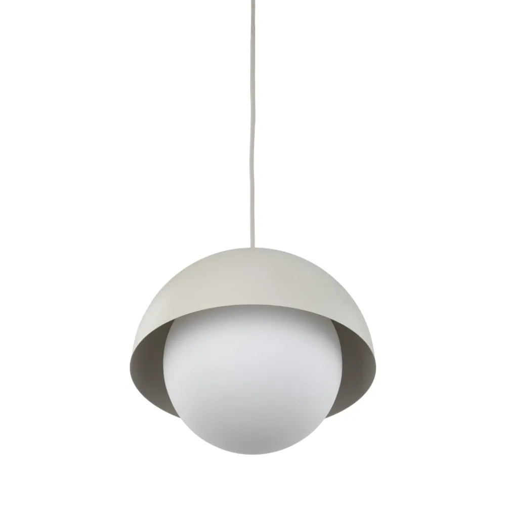 Lampadari Cucina-Selezionato da Mazzolaluce Lampadario per isola penisola cucina beige a cupola 27 cm
