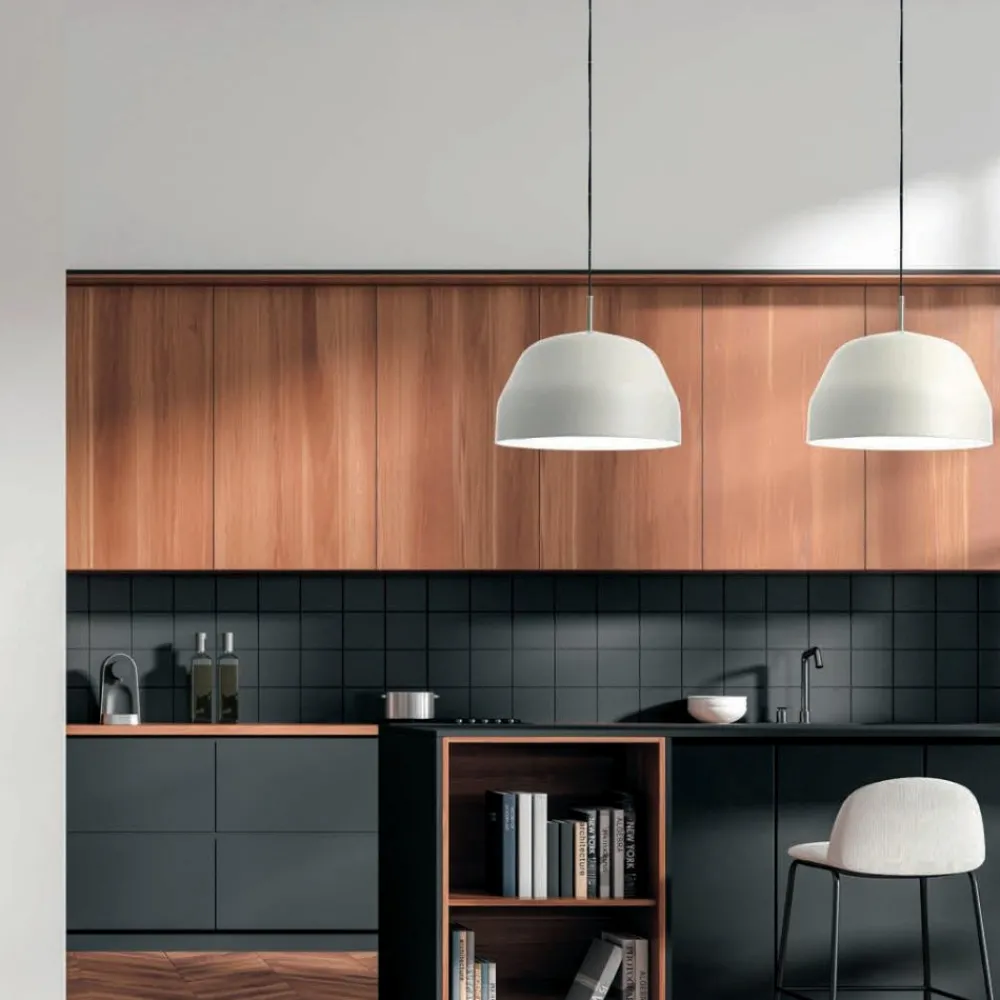 Lampadari Cucina-Miloox Lampadario per penisola mug campana sabbia
