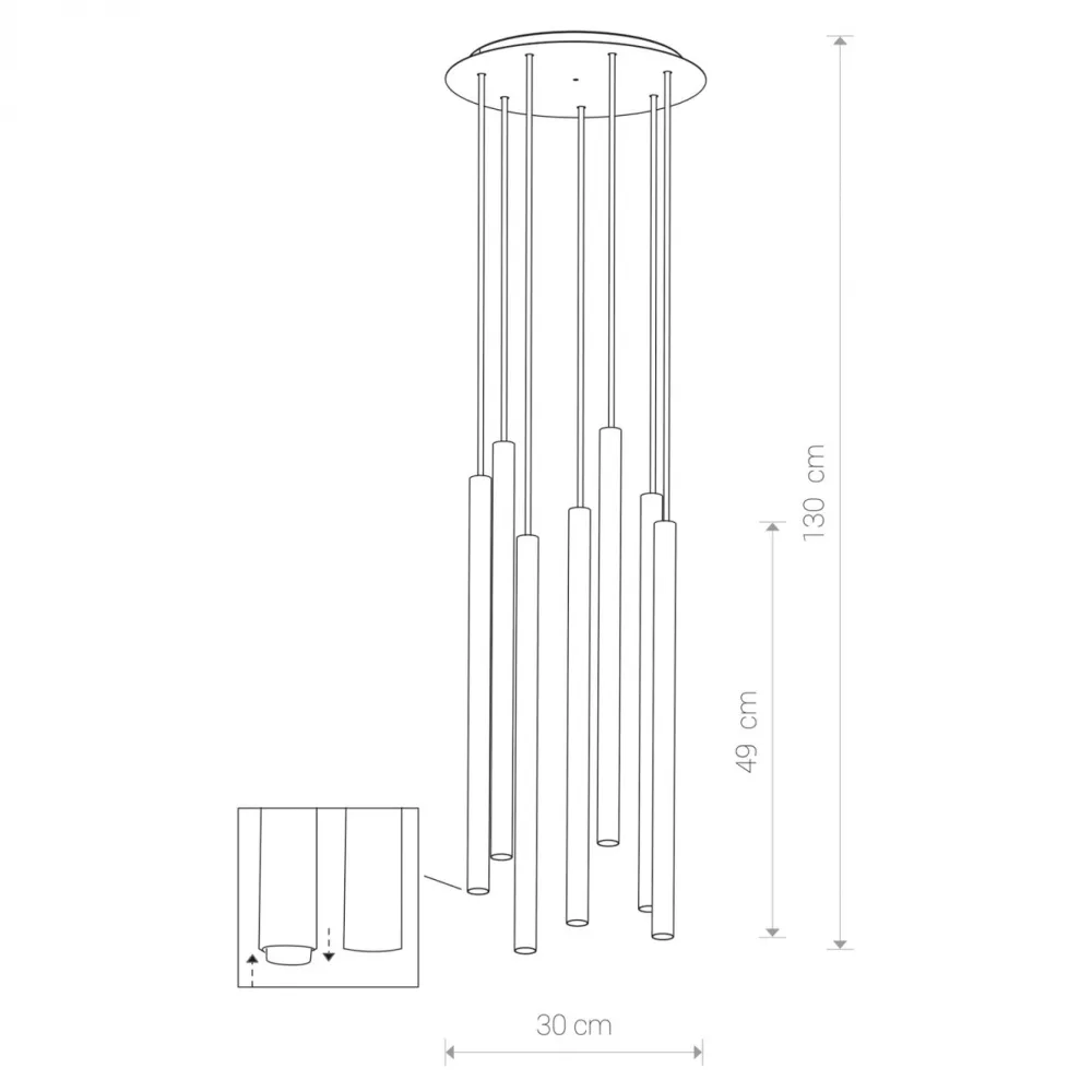 Lampadari Moderni-Selezionato da Mazzolaluce Lampadario per salotto bianco moderno