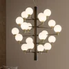 Lampadari Moderni-Ideal Lux Lampadario per salotto copernico sp20 nero
