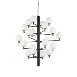 Lampadari Moderni-Ideal Lux Lampadario per salotto copernico sp20 nero