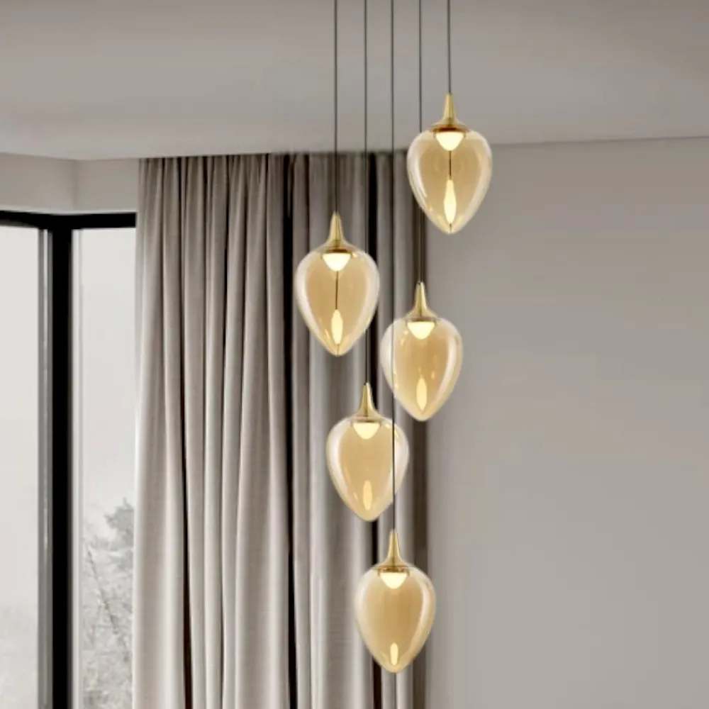 Lampadari Moderni-Selezionato da Mazzolaluce Lampadario per salotto led 3000k moderno 5 luci