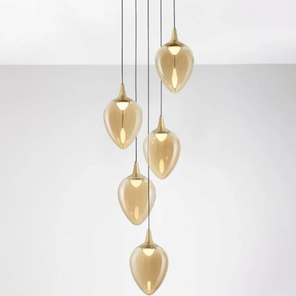 Lampadari Moderni-Selezionato da Mazzolaluce Lampadario per salotto led 3000k moderno 5 luci
