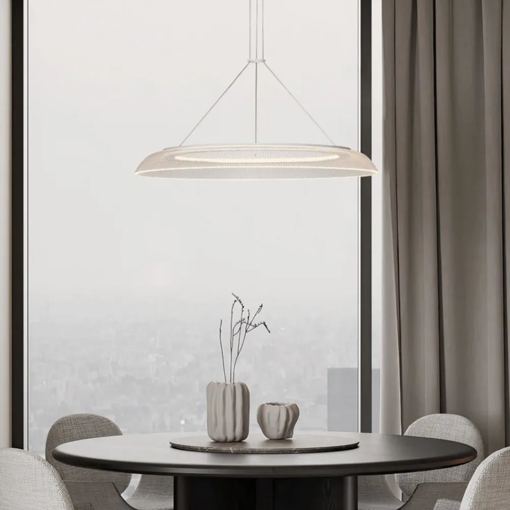 Lampadari Moderni-Selezionato da Mazzolaluce Lampadario per salotto moderno led 3000k bianco