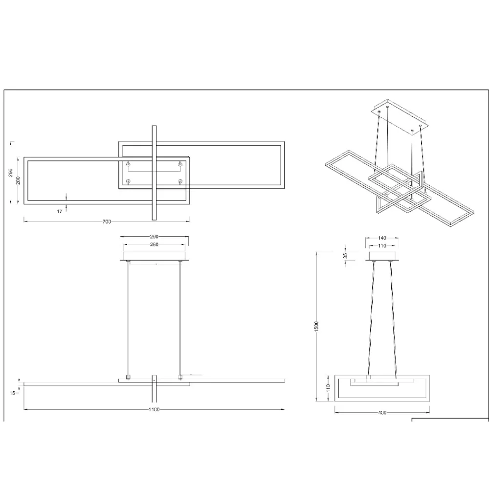 Lampadari Moderni-Selezionato da Mazzolaluce Lampadario per soggiorno design nichel moderno led 34w 3000k dimmerabile