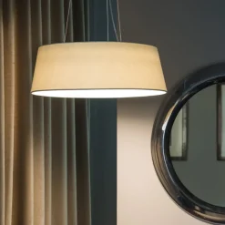 Lampadari Moderni-Selezionato da Mazzolaluce Lampadario per soggiorno led 40w 2700k paralume bianco