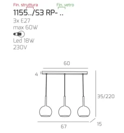 Lampadari Moderni-Top Light Lampadario per soggiorno moderno sfere vetri oro