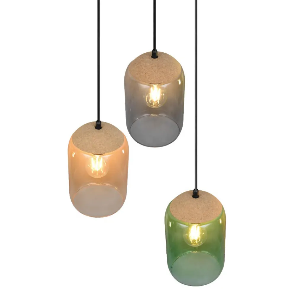 Lampadari Moderni-Selezionato da Mazzolaluce Lampadario per soggiorno moderno vetri multicolor