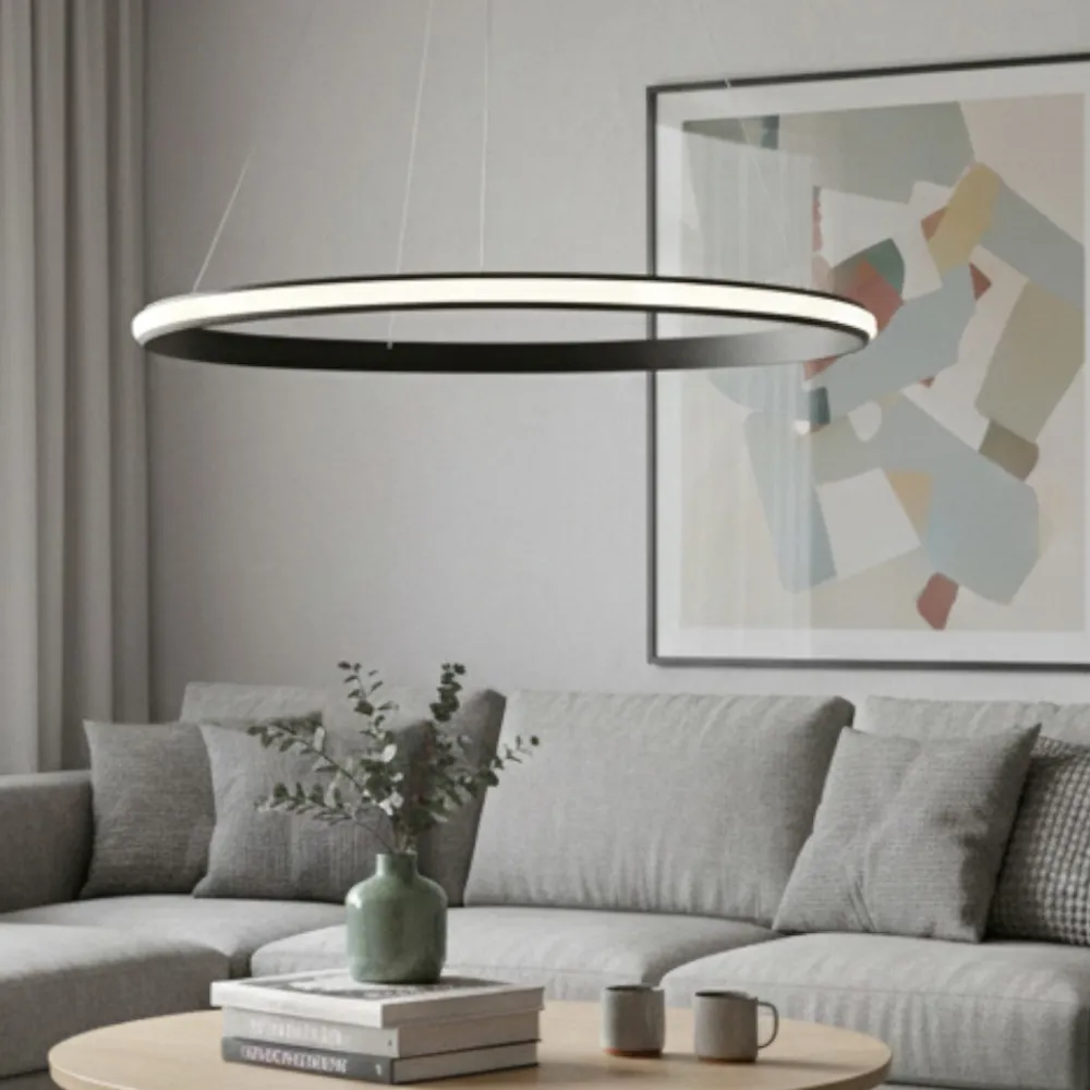 Lampadari Moderni-Selezionato da Mazzolaluce Lampadario per soggiorno moderno led 33w 3000k dimmerabile