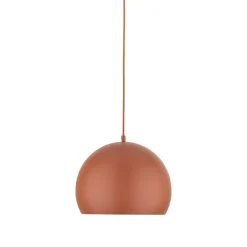 Lampadari Cucina-Selezionato da Mazzolaluce Lampadario per tavolo a cupola rosso mattone 27 cm