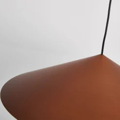 Lampadari Cucina-Selezionato da Mazzolaluce Lampadario per tavolo da cucina cono rame led dimemrabile