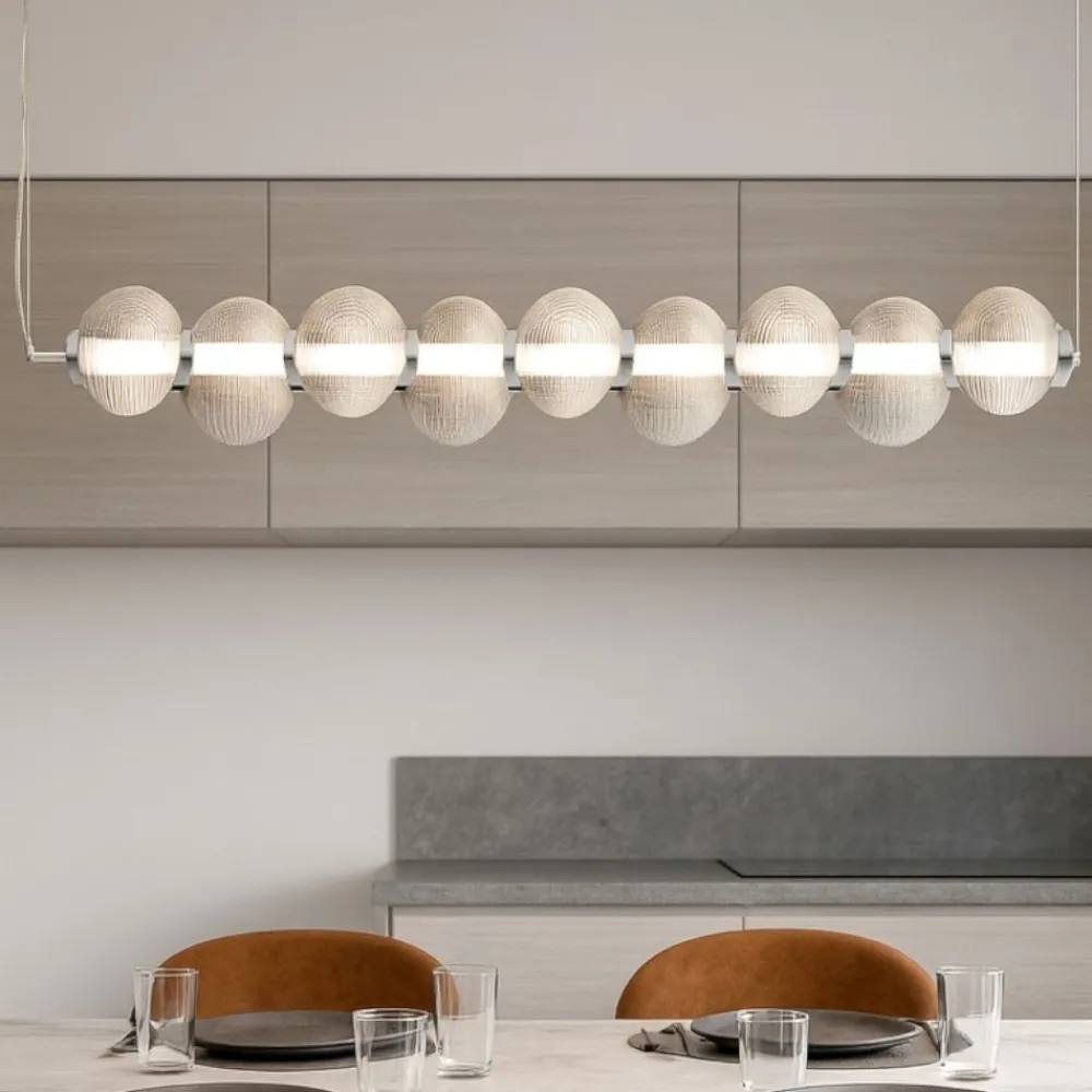 Lampadari Cucina-Selezionato da Mazzolaluce Lampadario per tavolo da cucina led 3000k design ultramoderno