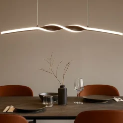 Lampadari Cucina-Selezionato da Mazzolaluce Lampadario per tavolo da cucina nero led 18w 3000k