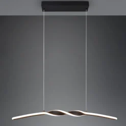Lampadari Cucina-Selezionato da Mazzolaluce Lampadario per tavolo da cucina nero led 18w 3000k