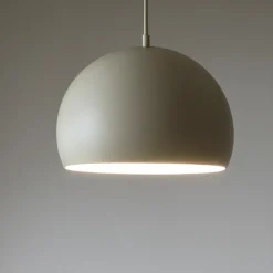 Lampadari Cucina-Selezionato da Mazzolaluce Lampadario per tavolo da cucina a cupola beige 27 cm