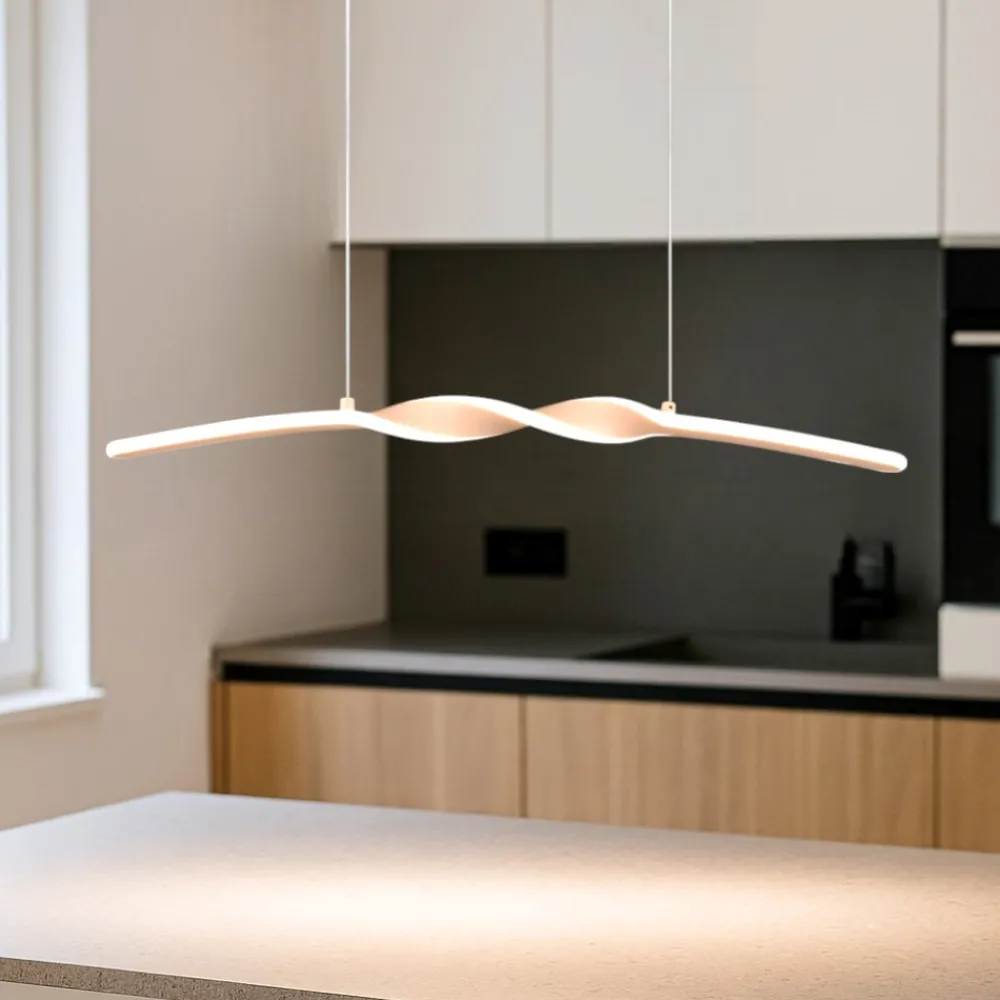 Lampadari Cucina-Selezionato da Mazzolaluce Lampadario per tavolo da cucina sabbia led 18w 3000k