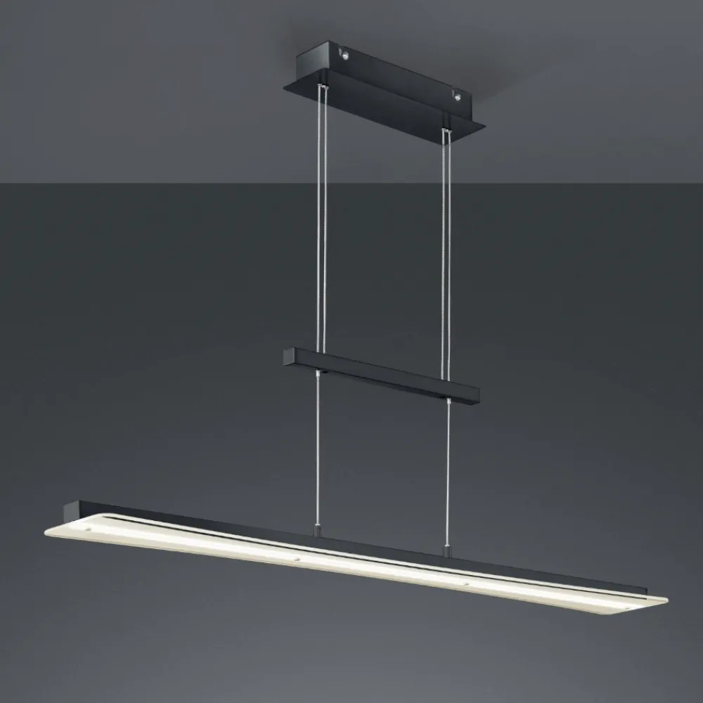 Lampadari Cucina-Selezionato da Mazzolaluce Lampadario per tavolo da cucina moderna nero led 18w