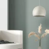 Lampadari Cucina-Selezionato da Mazzolaluce Lampadario per tavolo da cucina beige a cupola