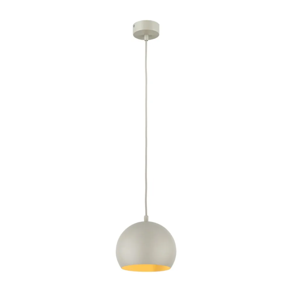 Lampadari Cucina-Selezionato da Mazzolaluce Lampadario per tavolo da cucina beige a cupola