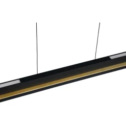 Lampadari Cucina-Selezionato da Mazzolaluce Lampadario per tavolo da cucina nero led da 2700k a 5000k dimmerabile