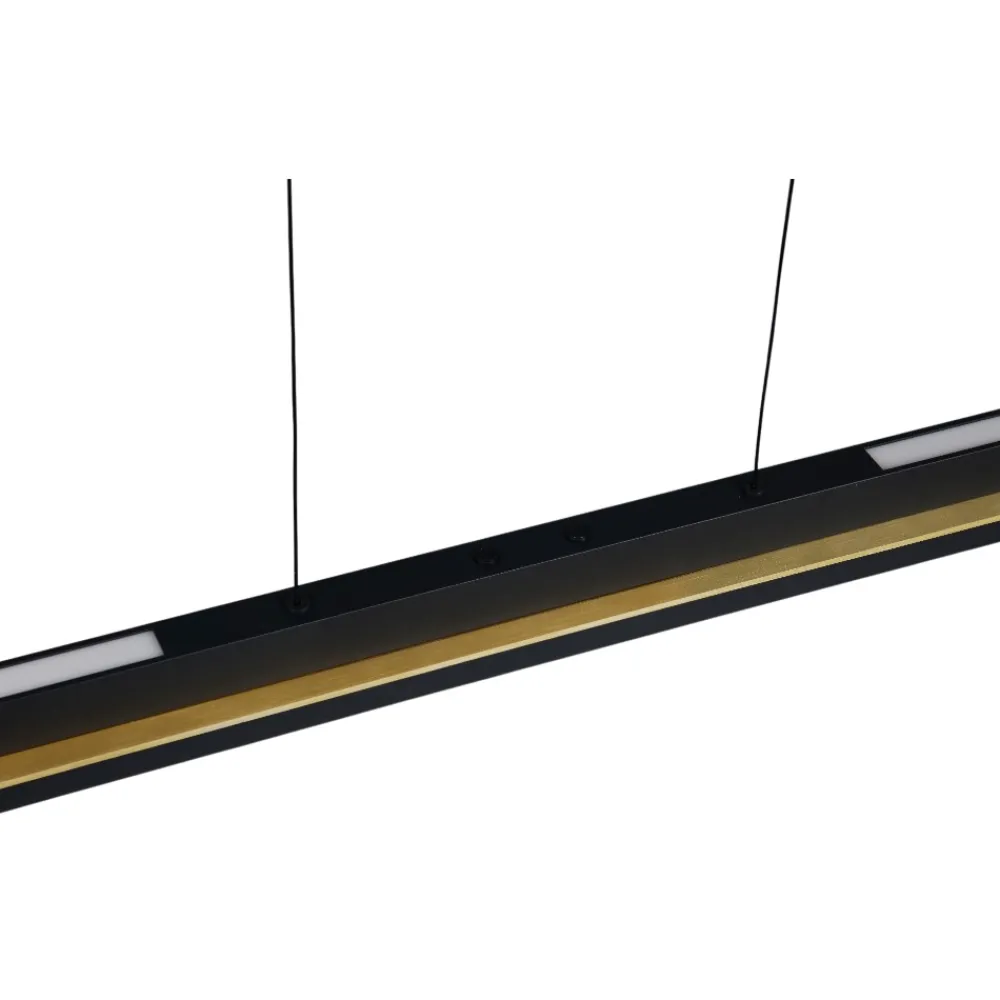 Lampadari Cucina-Selezionato da Mazzolaluce Lampadario per tavolo da cucina nero led da 2700k a 5000k dimmerabile