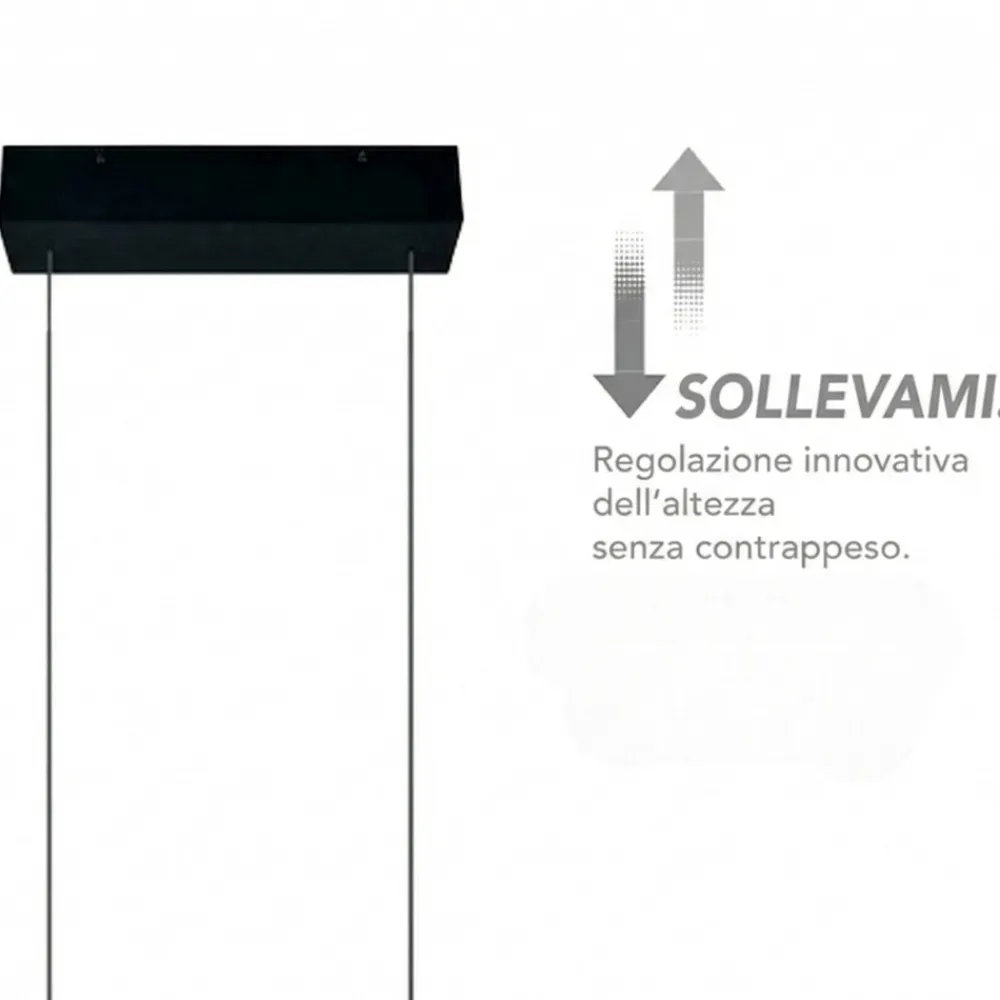 Lampadari Cucina-Selezionato da Mazzolaluce Lampadario per tavolo da cucina barra di legno 150cm