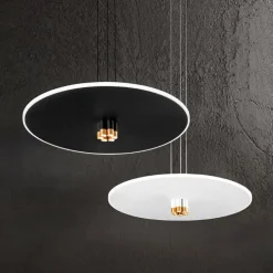 Lampadari Moderni-Perenz Illuminazione Lampadario per tavolo da pranzo perenz stream nero oro led 50w 3000k
