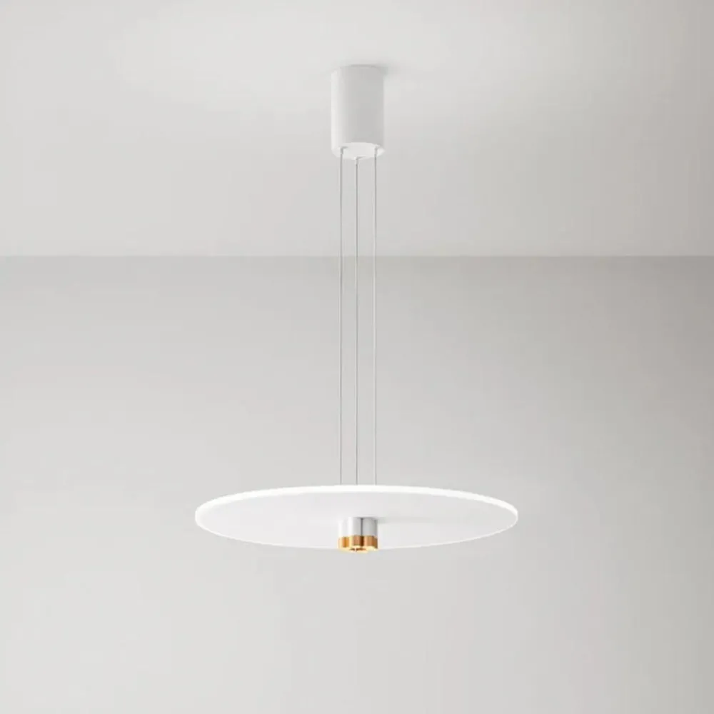 Lampadari Moderni-Perenz Illuminazione Lampadario per tavolo da pranzo led biemissione 3000k stream perenz bianco