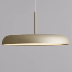 Lampadari Moderni-Selezionato da Mazzolaluce Lampadario per tavolo da pranzo led cct oro champagne