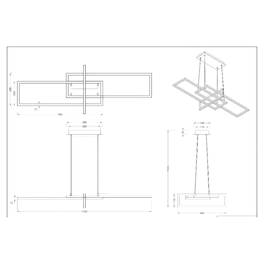 Lampadari Moderni-Selezionato da Mazzolaluce Lampadario per tavolo da soggiorno oro led 34w 3000k dimmerabile