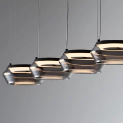 Lampadari Cucina-Selezionato da Mazzolaluce Lampadario per tavolo sala da pranzo cucina moderna led 40w 3000k