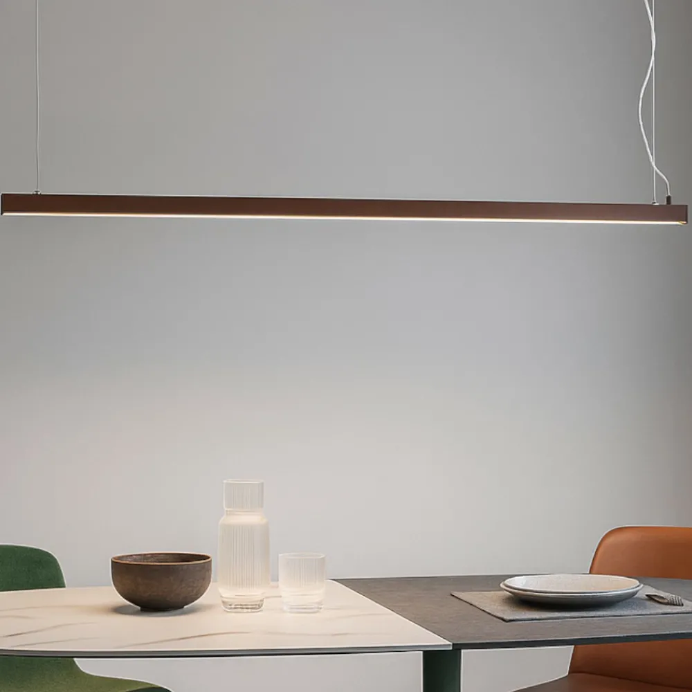 Lampadari Moderni-Perenz Illuminazione Lampadario per tavolo sala da pranzo link perenz marrone metallizzato