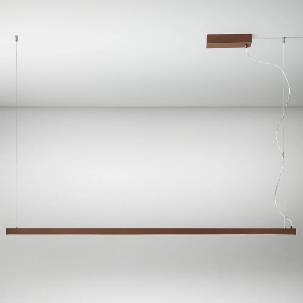 Lampadari Moderni-Perenz Illuminazione Lampadario per tavolo sala da pranzo link perenz marrone metallizzato