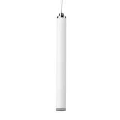 Lampadari Moderni-Selezionato da Mazzolaluce Lampadario per tavolo soggiorno moderno cilindri bianco led 3000k dimmerabile