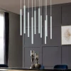 Lampadari Moderni-Selezionato da Mazzolaluce Lampadario per tavolo soggiorno moderno bianco