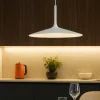 Lampadari Cucina-Linea Light Lampadario poe plus bianca led 15w 3000k per cucina