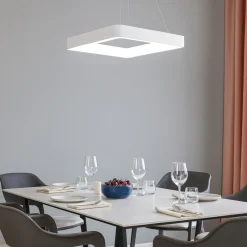 Lampadari Moderni-Vivida International Lampadario quadrato moderno bianco led 50w 3000k 4000k vivida inner