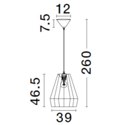 Lampadari Moderni-Selezionato da Mazzolaluce Lampadario rattan in corda sabbia e verde