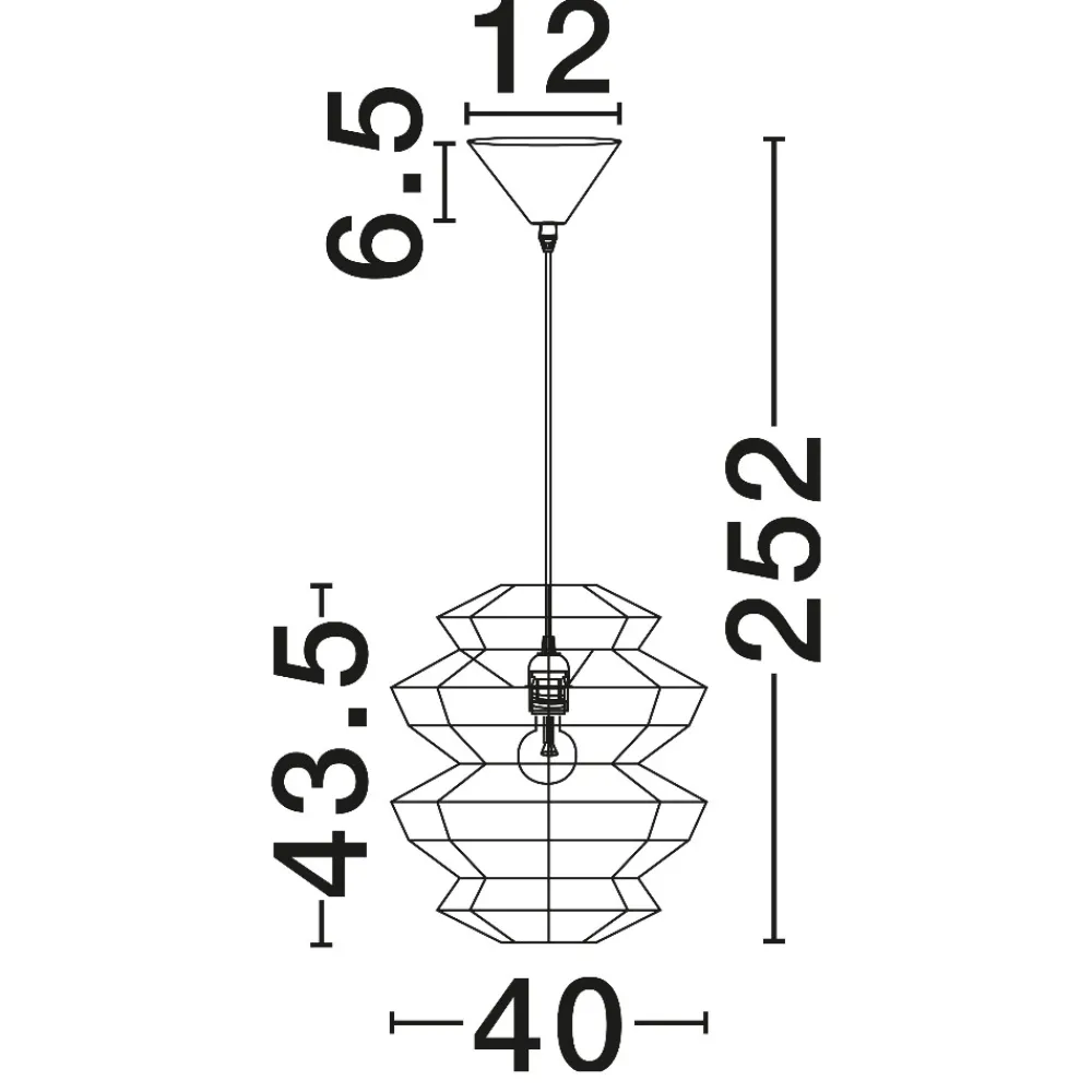 Lampadari Moderni-Selezionato da Mazzolaluce Lampadario rattan naturale intrecciato 40 cm