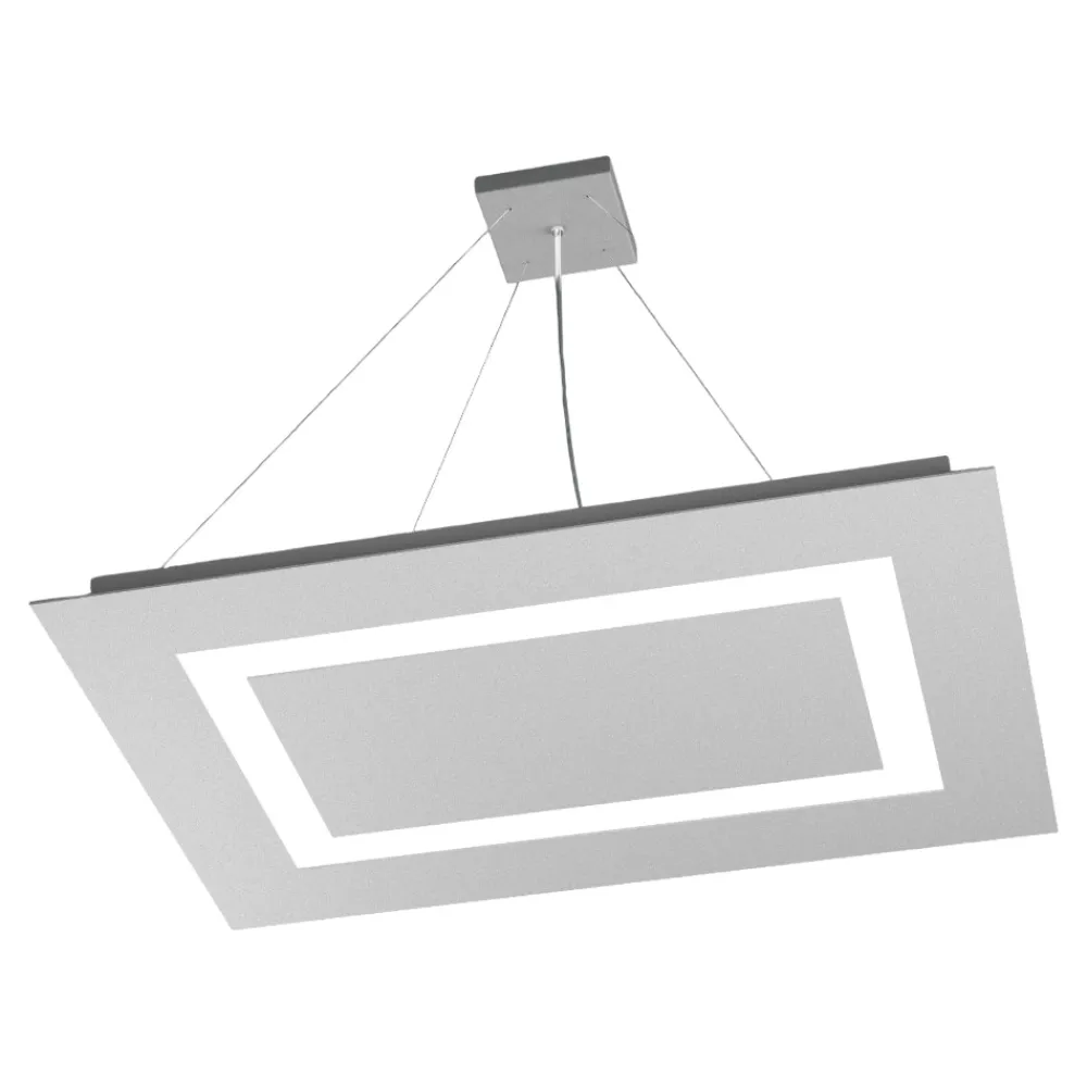 Lampadari Moderni-Top Light Lampadario rettangolare grigio moderno toplight carpet