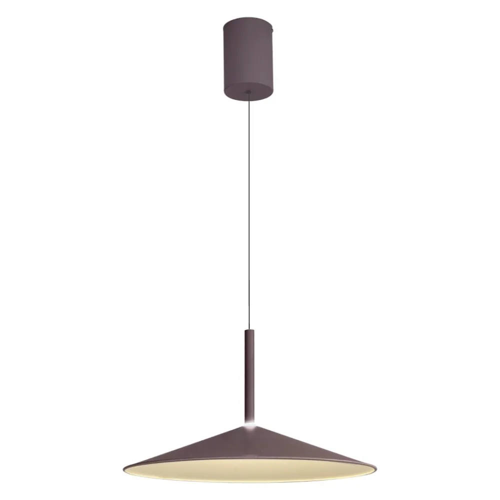 Lampadari Cucina-Selezionato da Mazzolaluce Lampadario saliscendi per cucina moderna marrone 16w 3000k
