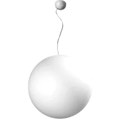 Lampadari Moderni-Linea Light Lampadario sfera bianca per esterno oh! p65